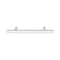 South Main Hardware Euro Bar Cabinet Handle (1/2" Diameter), 6.13" Length (3.75" Hole Center), Polished Chrome, 10PK SH890-PC-10 - alternate 2